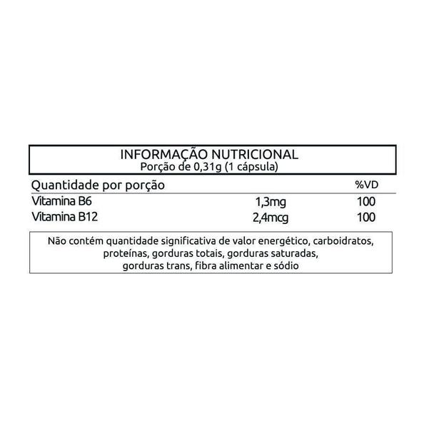 Imagem de Vitamina B6 + B12 60 Capsulas Nature Daily