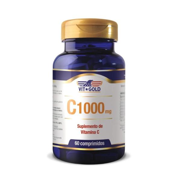 Imagem de Vitamina C 1000 mg Vitgold 60 comprimidos