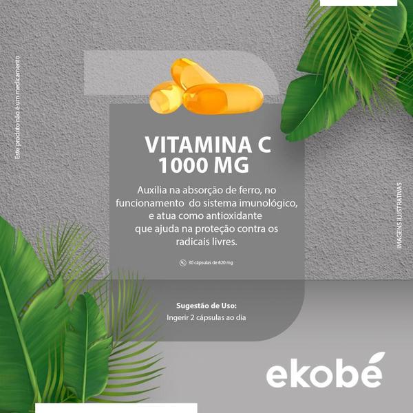 Imagem de Vitamina C 1000mg Alta Concentração 30 Cápsulas