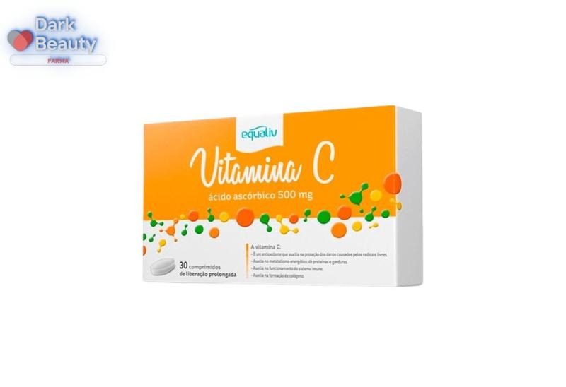 Imagem de Vitamina C 500mg Ácido Ascórbico Equaliv 30cpr - Equaliv