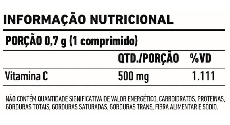 Imagem de Vitamina C 500mg Fdc 100 Comprimidos Importada