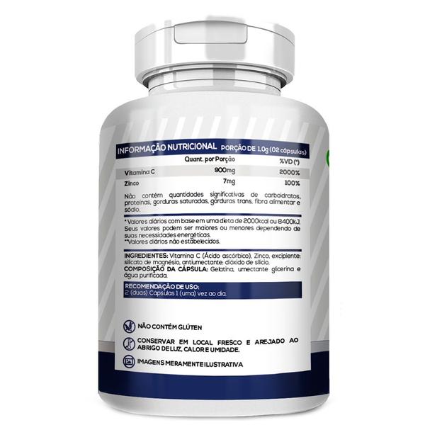 Imagem de Vitamina C 60 Caps 500Mg - Bionutri