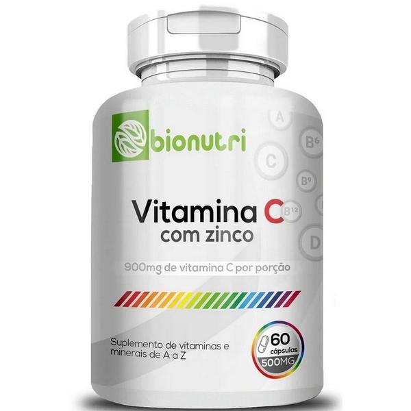 Imagem de Vitamina C com Zinco - (60 Capsulas) - Bionutri