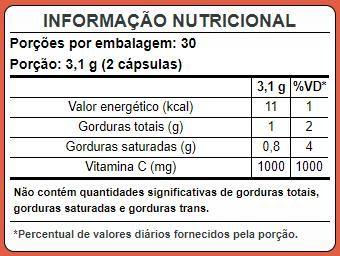 Imagem de Vitamina C Lipossomal Puravida 60 Cápsulas