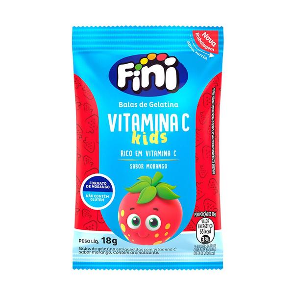 Imagem de Vitamina C Sabor Morango Kids Fini - 12x18g