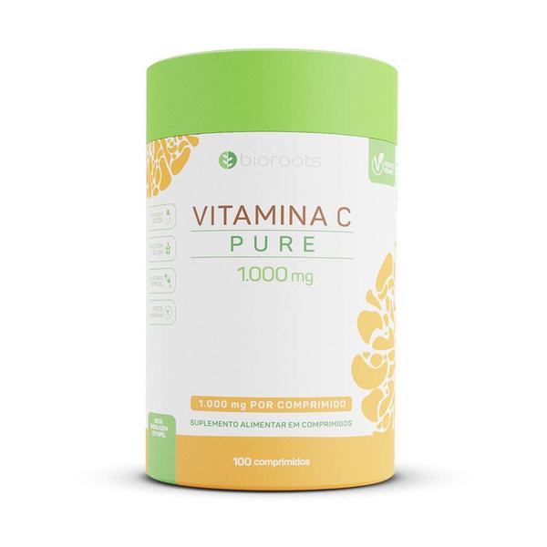 Imagem de Vitamina C Vegan com 100 Unidades - Bioroots