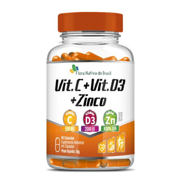 Imagem de Vitamina C + Vit D3 + Zinco - Flora Nativa