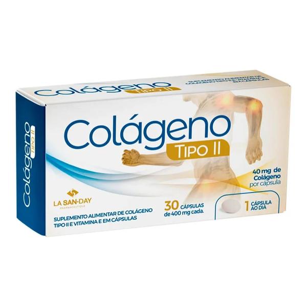 Imagem de Vitamina Colágeno Tipo 2 30 Cápsulas Softgel - La San-Day