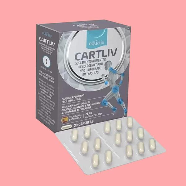 Imagem de Vitamina Colágeno Tipo 2 Cartliv 40mg 30 Cps - Equaliv