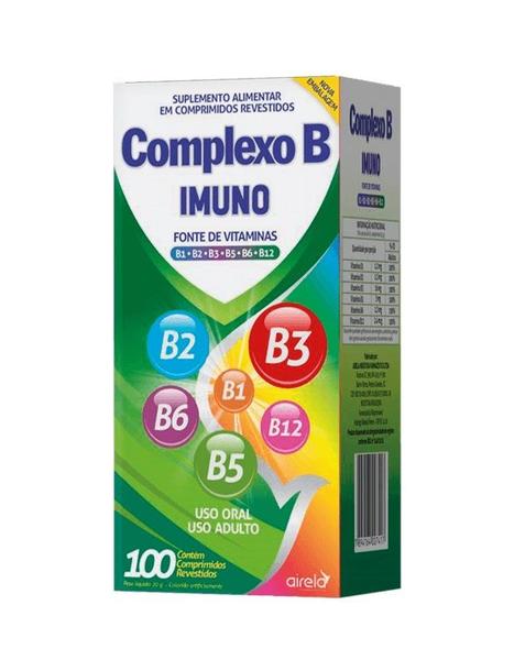 Imagem de Vitamina Complexo B Imuno C/100 comprimidos - Airela