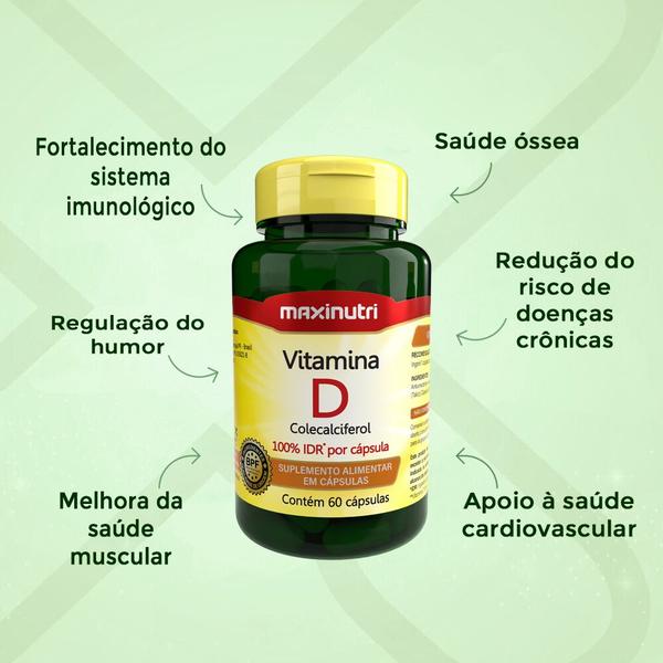 Imagem de Vitamina D 100% IDR 60 Cápsulas Maxinutri