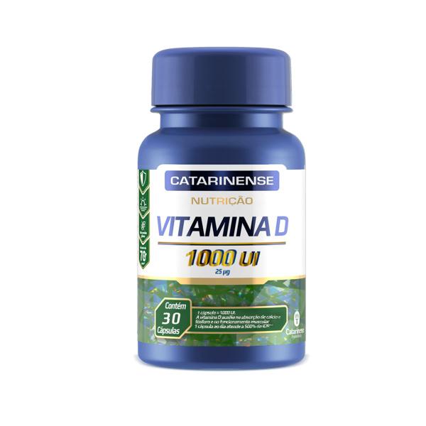 Imagem de Vitamina D 1000 UI 30 Cápsulas - Catarinense