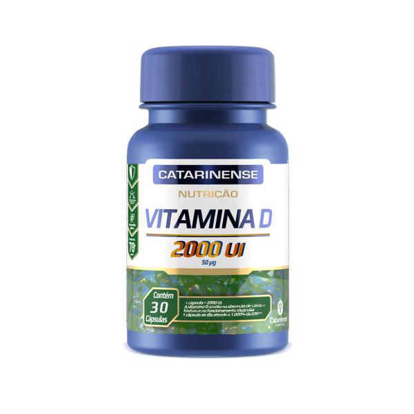 Imagem de Vitamina D 2000 UI 30 Cápsulas - Catarinense - 396