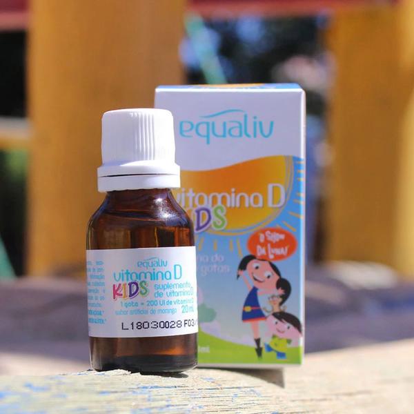 Imagem de Vitamina D Infantil Equaliv Sabor Morango 20ml - Althaia