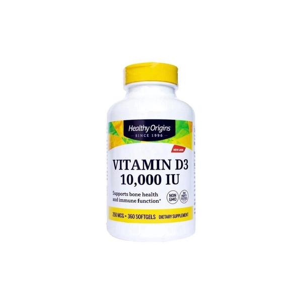 Imagem de Vitamina D3 10.000 IU 360 Softgels Healthy Origins