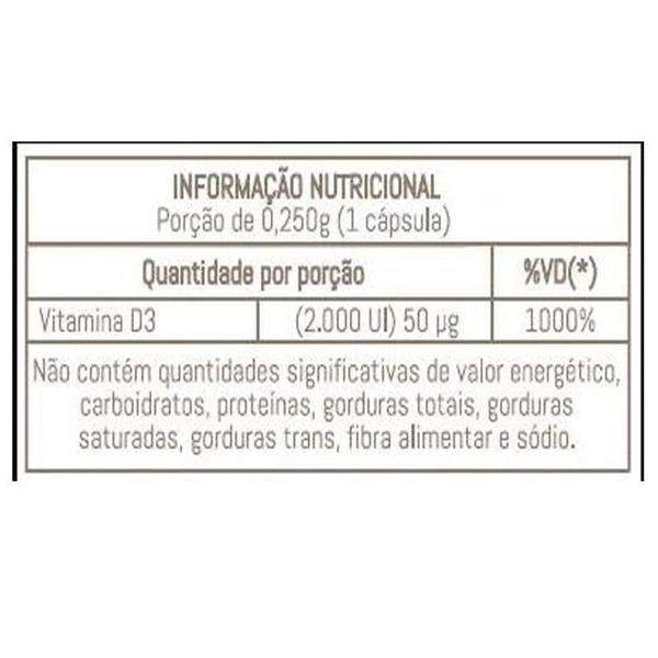 Imagem de Vitamina D3 2000 Naiak 90 Cápsulas