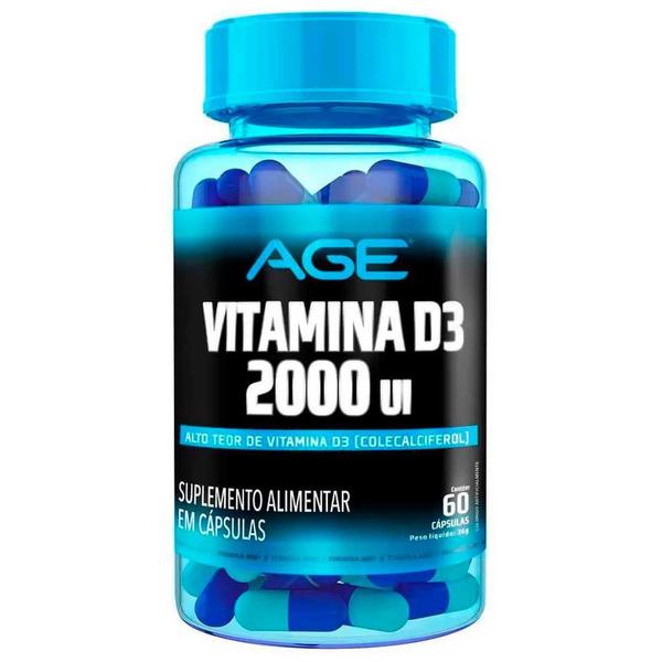 Imagem de Vitamina d3 2000 ui 60 cápsulas age