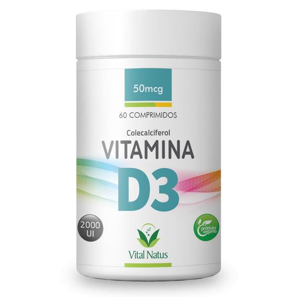 Imagem de Vitamina D3 - 2000 UI   60 comp. - Vital Natus