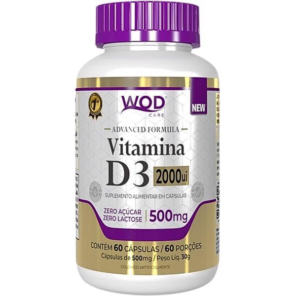 Imagem de Vitamina d3 2000 ui com 60 cápsulas 