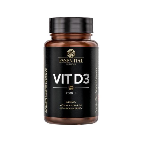 Imagem de Vitamina D3 2000ui (120 Capsulas) Vit D3 Essential Nutrition