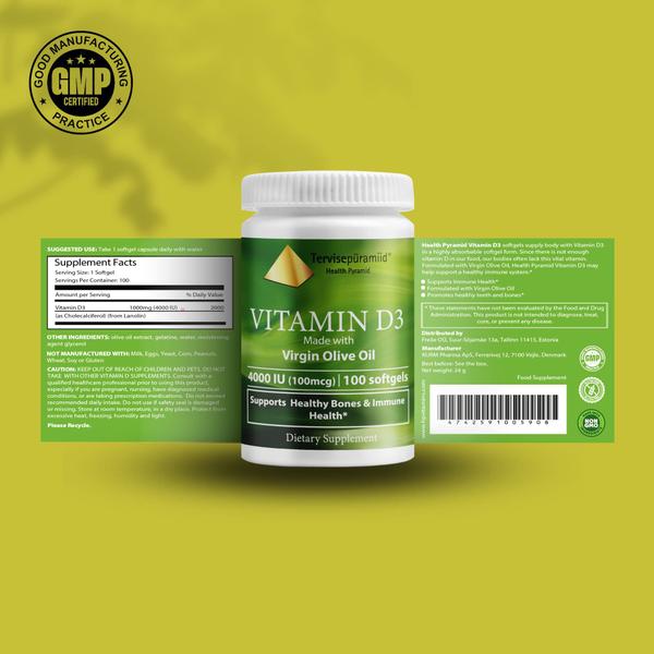 Imagem de Vitamina D3 4000 UI Colecalciferol em Azeite 120mL