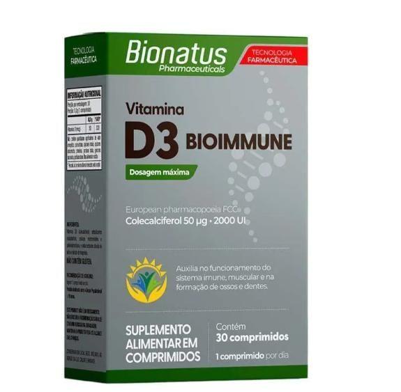 Imagem de Vitamina D3 BioImmune 30 Comprimidos