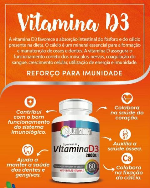 Vitamina D3 (Colecalciferol) 60 Caps Flora Nativa - Flora Nativa do Brasil Imagem de Vitamina D3 (Colecalciferol) 60 Caps Flora Nativa