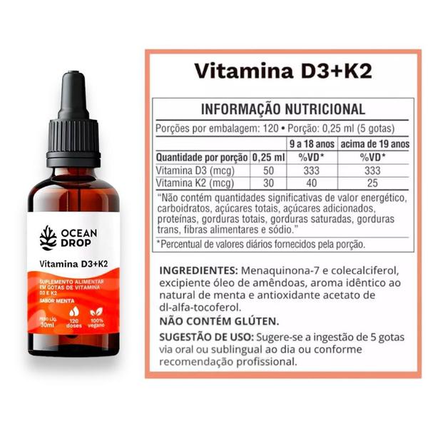 Imagem de Vitamina D3 + K2