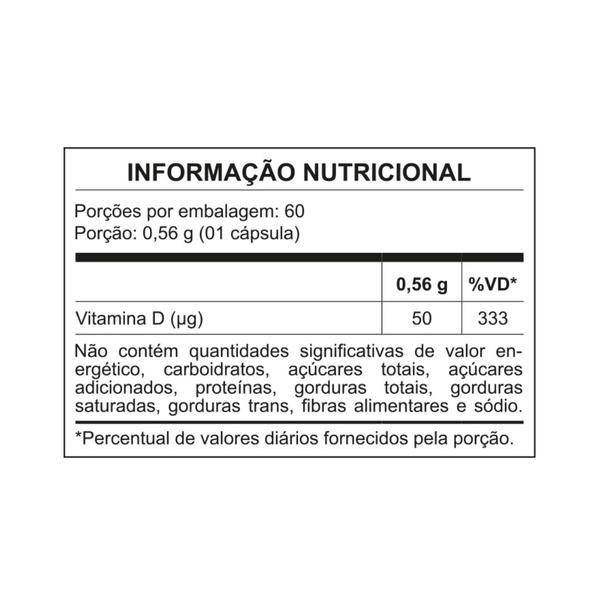 Imagem de Vitamina d3 nutrata 60 capsulas