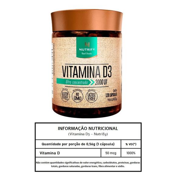 Imagem de Vitamina D3 - Nutrify 60 Cápsulas