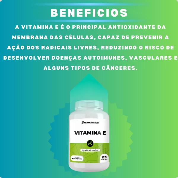 Imagem de Vitamina E Antioxidante 120 Capsulas New Nutrition