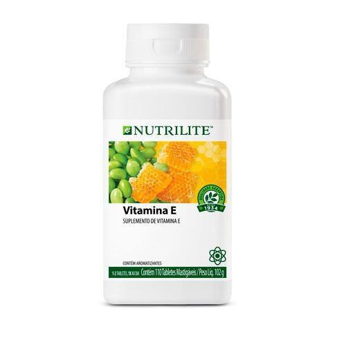 Imagem de Vitamina E Nutrilite - Amway Mastigável Contém 110 Unidades