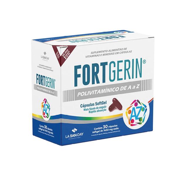 Imagem de Vitamina FortGerin A-Z Cápsula Softgel 30Un - La San Day