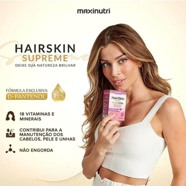 Imagem de Vitamina HairSkin e Nails Supreme Biotina 60Cps - Maxinutri