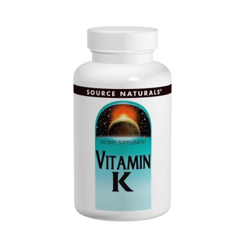 Imagem de Vitamina K 200 comprimidos da Source Naturals (pacote com 6)