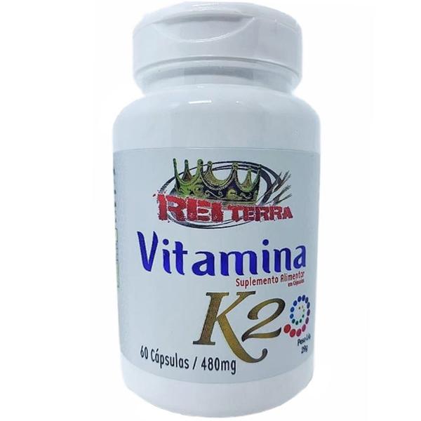 Imagem de Vitamina K2 60 Cápsulas 480mg - Rei Terra