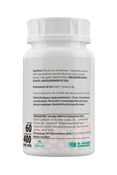 Imagem de Vitamina k2 belnut 60 caps softgel 400mg