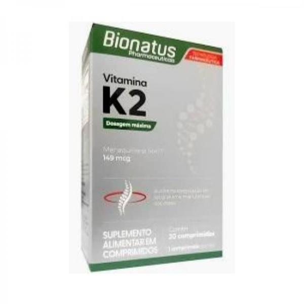 Imagem de Vitamina K2 Bionatus com 30 comprimidos