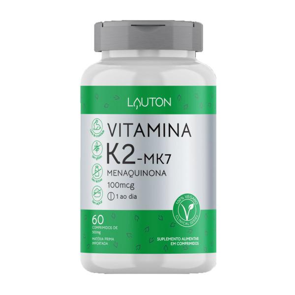 Imagem de Vitamina K2 - Mk-7 Menaquinona - 149mcg 60 Cápsulas Lauton