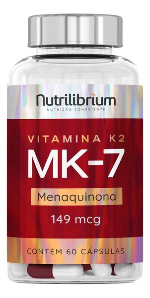 Imagem de Vitamina K2 Mk7 Menaquinona 149mcg 60 Cápsulas Nutrilibrium