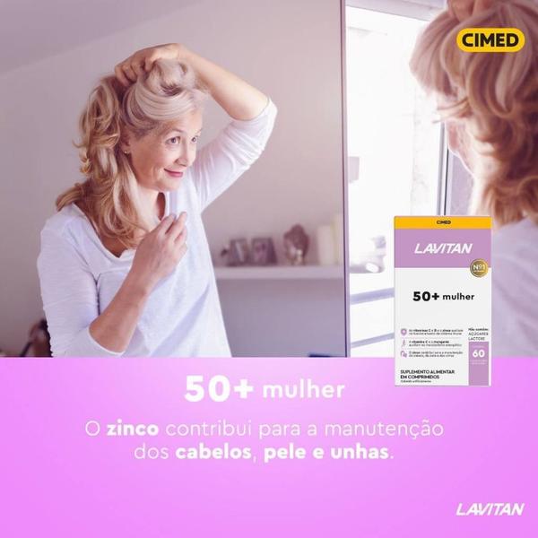 Imagem de Vitamina Lavitan 50+ Mulher Vitalidade 60 Cpr - Cimed