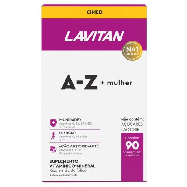 Imagem de Vitamina Lavitan A Z Mulher Polivitamínico 90 Cpr - Cimed