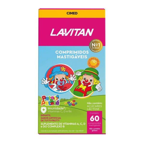 Imagem de Vitamina Lavitan Kids Sabor Tutti Frutti 60Cp - Cimed