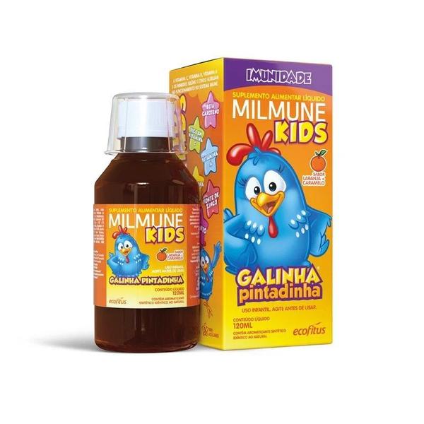 Imagem de Vitamina Milmune Kids Sabor Laranja 120ml - Ecofitus