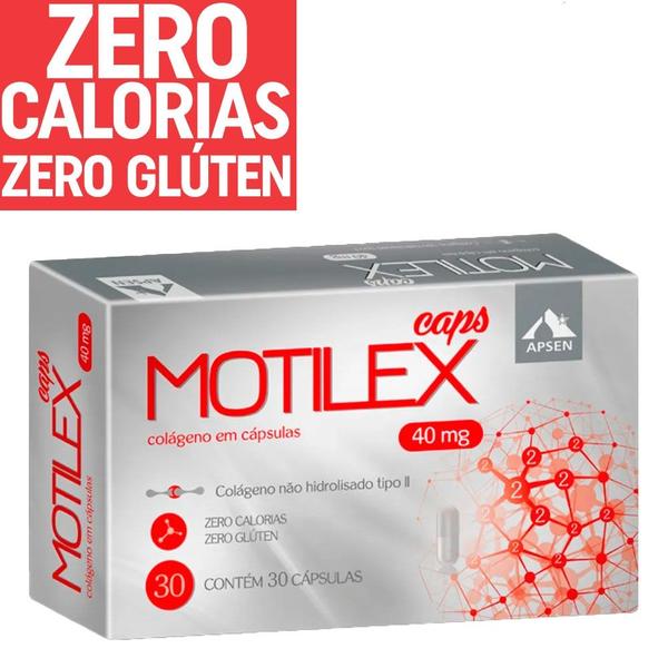 Imagem de Vitamina Motilex 40mg Colágeno Tipo II 60 Capsula - Apsen