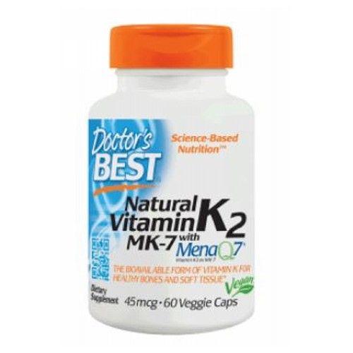 Imagem de Vitamina Natural K2 Com MenaQ7 60 VCaps por Médicos Melhor