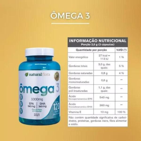 Imagem de Vitamina Ômega 3 Epa 540 Dha 360 - 120 Caps