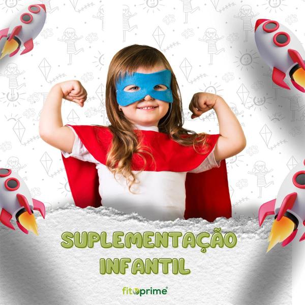 Imagem de Vitaminas C D e Zinco KIDS 60 cápsulas Mastigáveis Fitoprime 