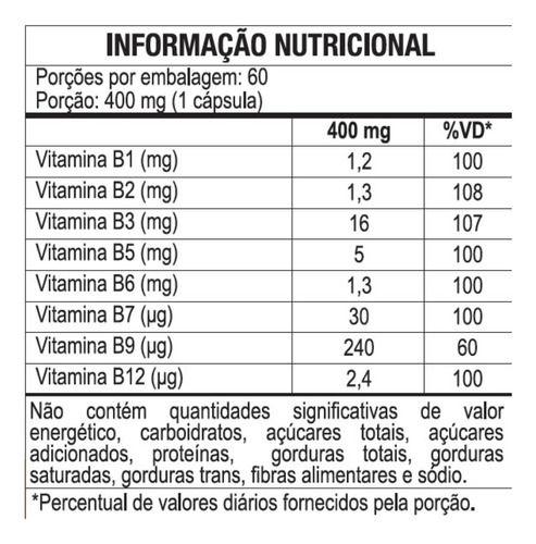 Imagem de Vitaminas do Complexo B 3 X 60 Cápsulas Duom