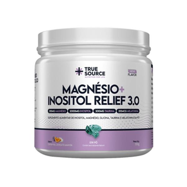 Imagem de Vitaminas e Minerais Magnesio + inositol RELIEF 3.0 CAMOMILA E LAVANDA 350G - TRUE SOURCE